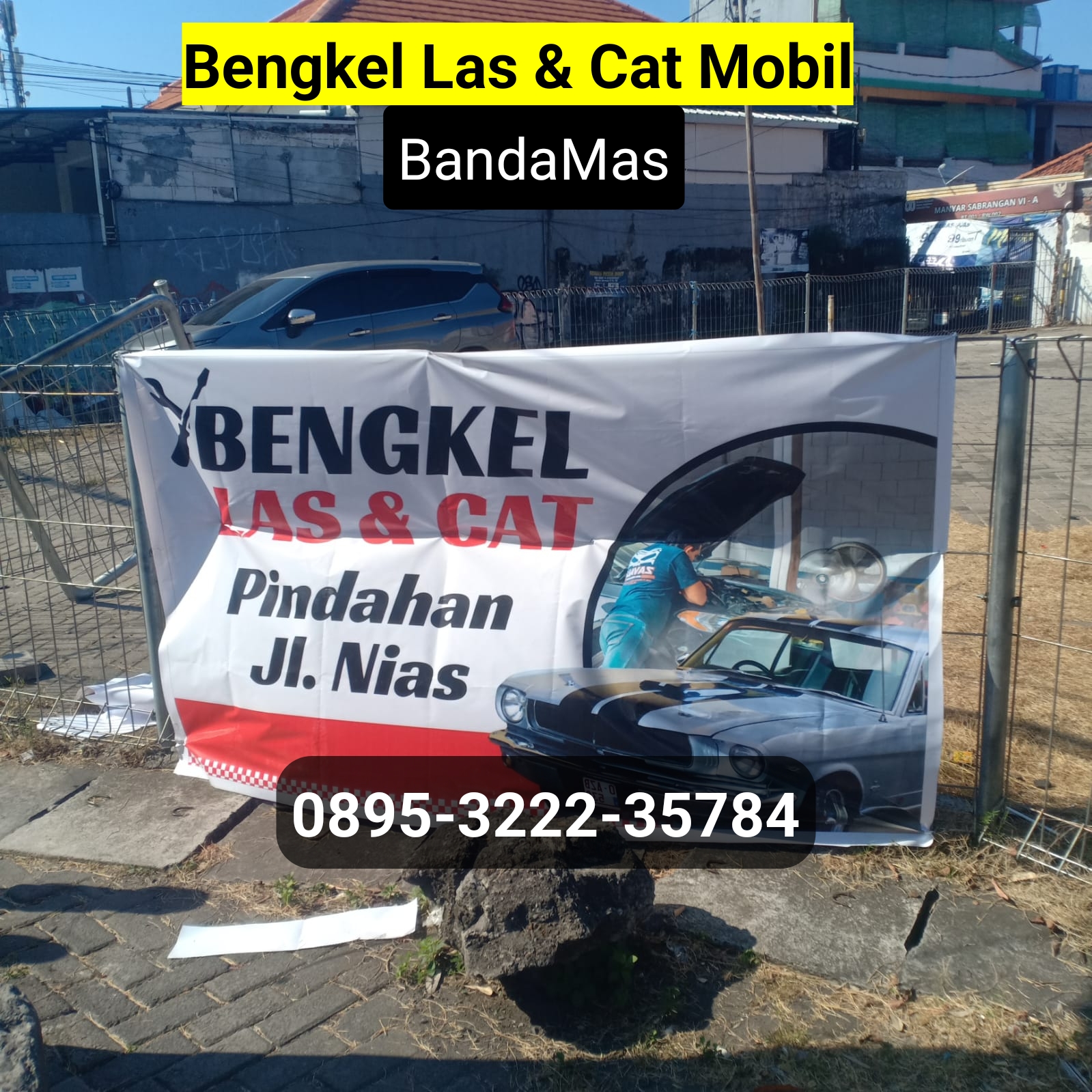 Hasil pengecatan bodi mobil
