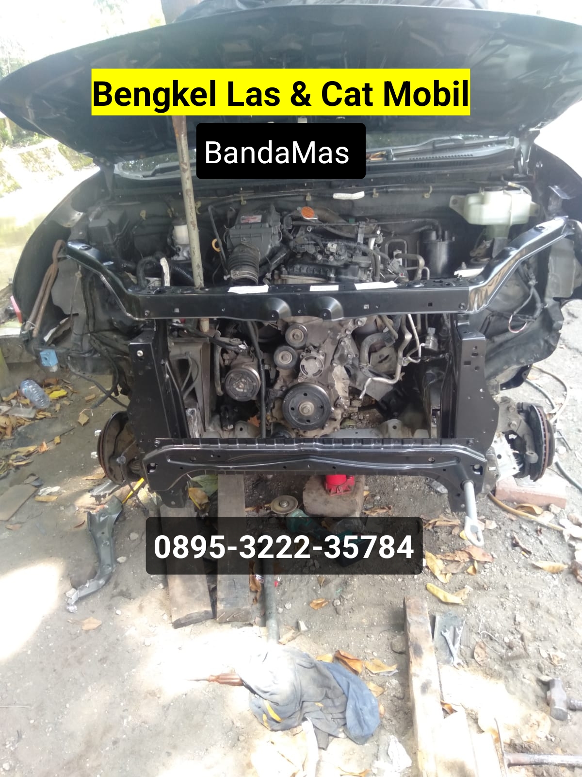 Hasil akhir cat mobil